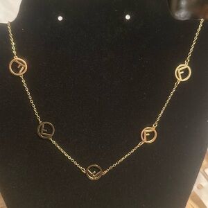 Style Letter 18K Gold Plated Necklace